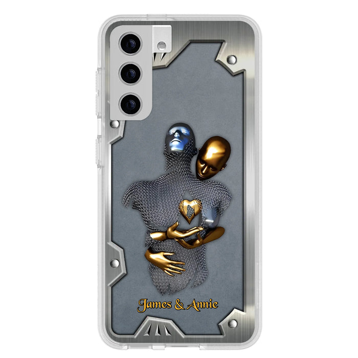 Custom Personalized Couple Phone Case - Gift Idea For Couple/ Valentines Day - Case For iPhone/ Samsung