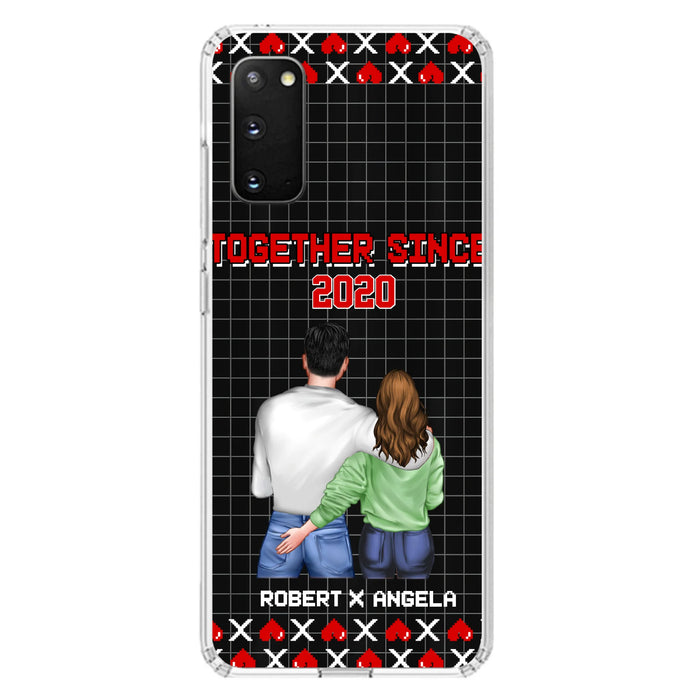 Custom Personalized Couple Phone Case - Gift Idea For Couple/Valentines Day - Together Since 2020 - Case For iPhone/Samsung