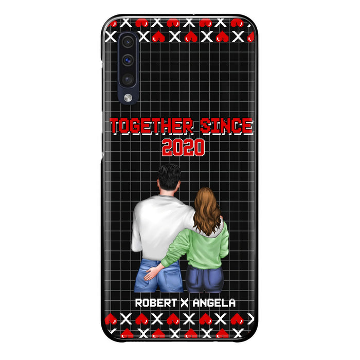 Custom Personalized Couple Phone Case - Gift Idea For Couple/Valentines Day - Together Since 2020 - Case For iPhone/Samsung