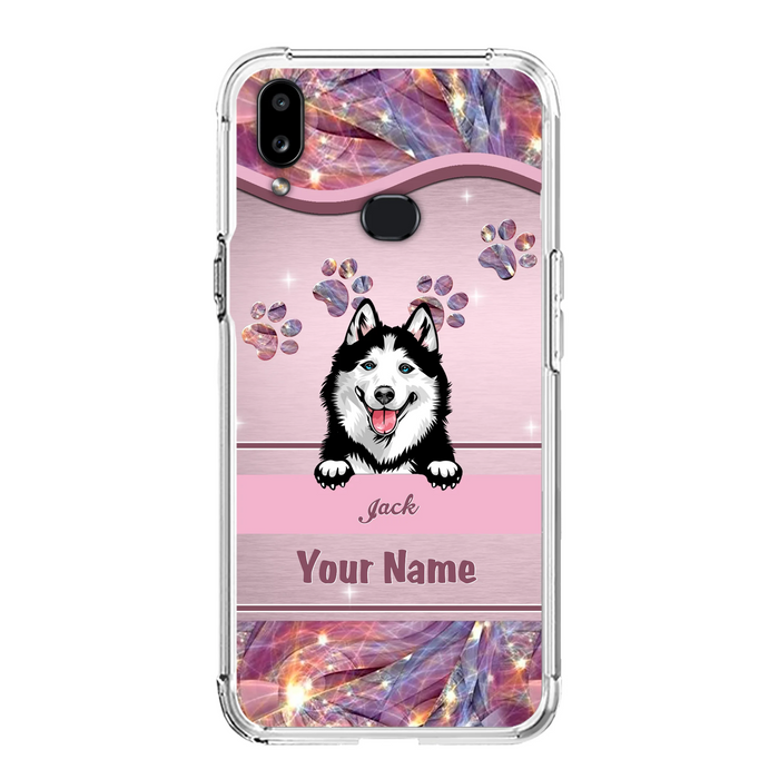 Custom Personalized Dog Phone Case For iPhone And Samsung - Gift Idea For Dog Lover - Up to 3 Dogs