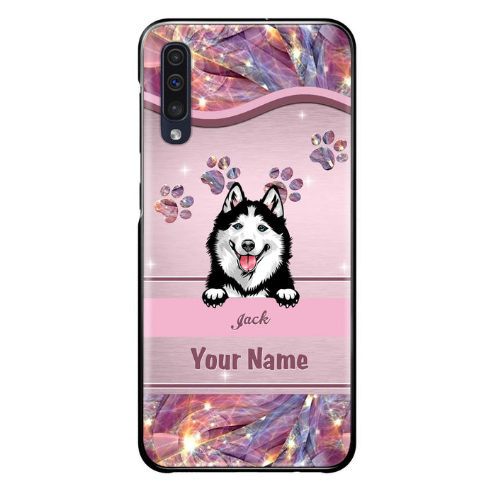 Custom Personalized Dog Phone Case For iPhone And Samsung - Gift Idea For Dog Lover - Up to 3 Dogs
