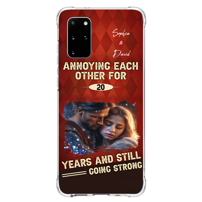 Personalized Couple Photo Phone Case - Gift Idea For Couple - Annoying Each Other For 20 Years And Still Going Strong - Case For iPhone/Samsung