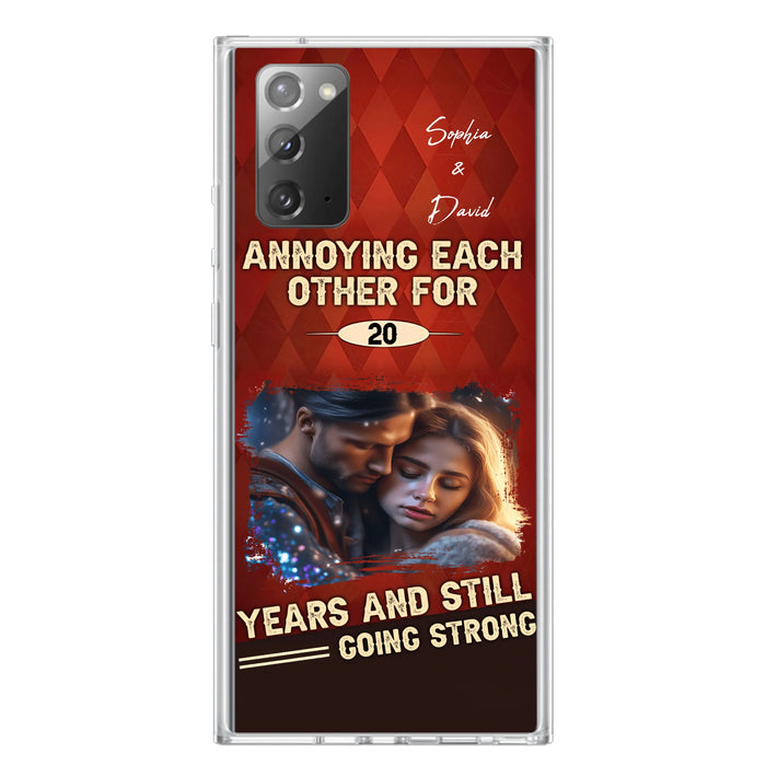 Personalized Couple Photo Phone Case - Gift Idea For Couple - Annoying Each Other For 20 Years And Still Going Strong - Case For iPhone/Samsung