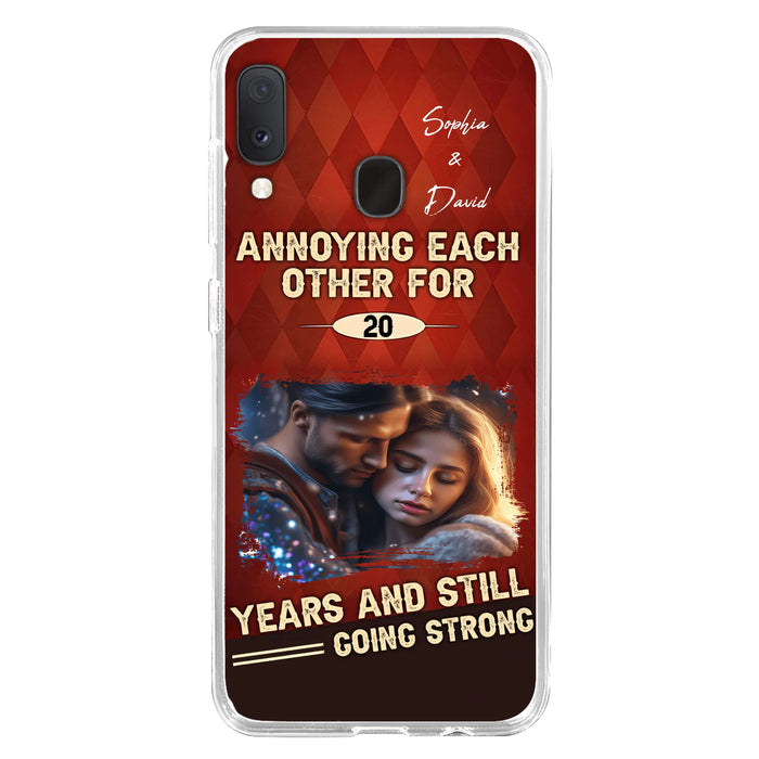 Personalized Couple Photo Phone Case - Gift Idea For Couple - Annoying Each Other For 20 Years And Still Going Strong - Case For iPhone/Samsung