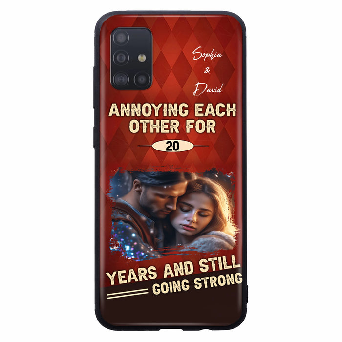 Personalized Couple Photo Phone Case - Gift Idea For Couple - Annoying Each Other For 20 Years And Still Going Strong - Case For iPhone/Samsung