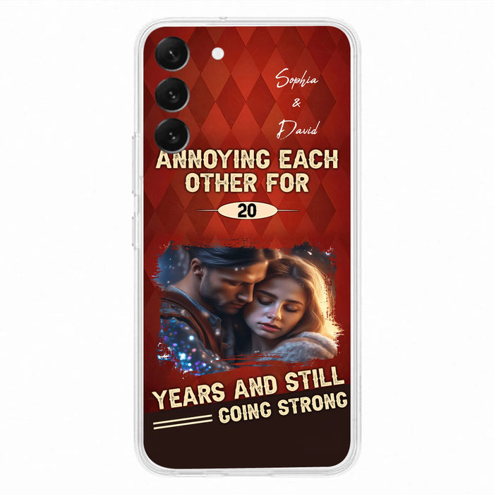 Personalized Couple Photo Phone Case - Gift Idea For Couple - Annoying Each Other For 20 Years And Still Going Strong - Case For iPhone/Samsung