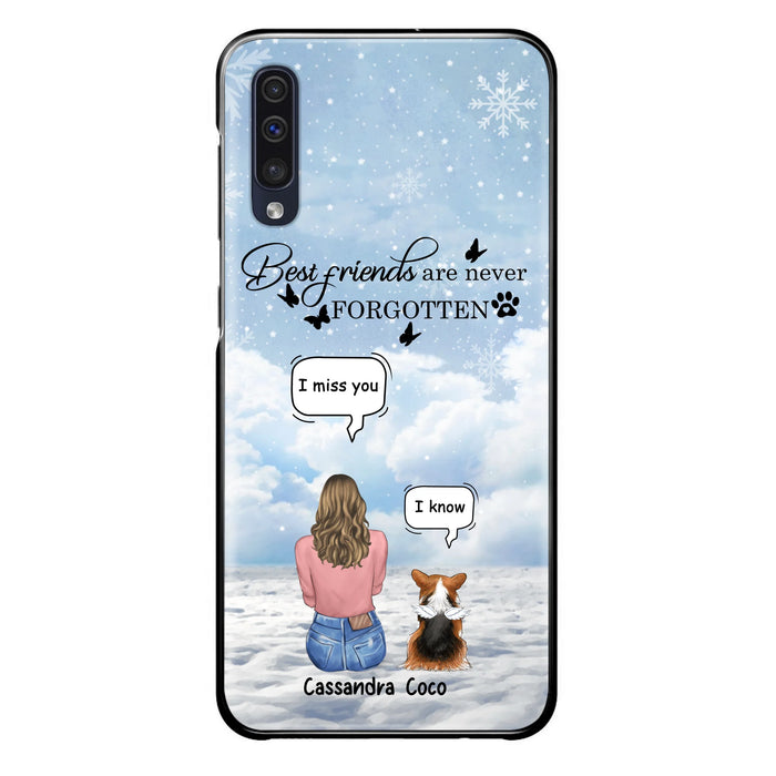 Personalized Memorial Pet Phone Case - Upto 3 Pets - Memorial Gift Idea For Dog/Cat/Rabbits Owners - I Miss You - Case For iPhone/Samsung