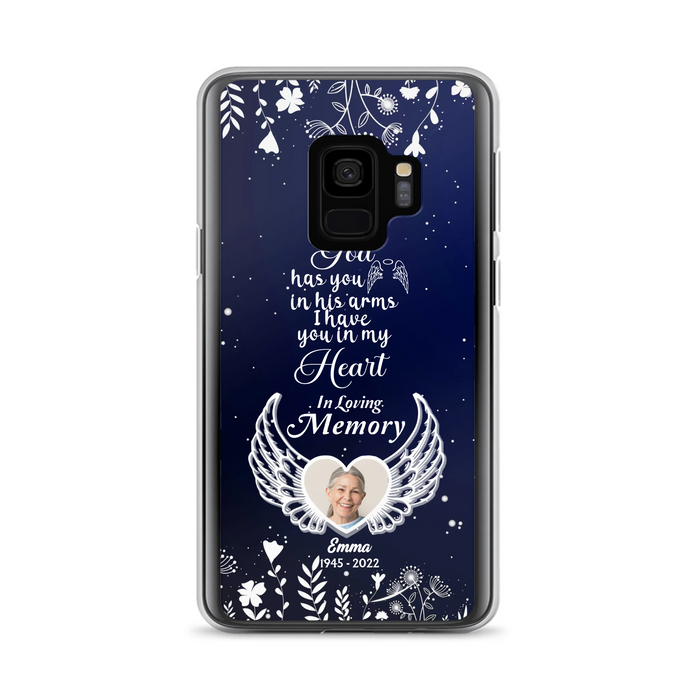 Personalized Memorial Phone Case - Memorial Gift Idea For Family - I Have You In My Heart - Case For iPhone/Samsung