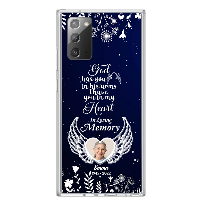 Personalized Memorial Phone Case - Memorial Gift Idea For Family - I Have You In My Heart - Case For iPhone/Samsung
