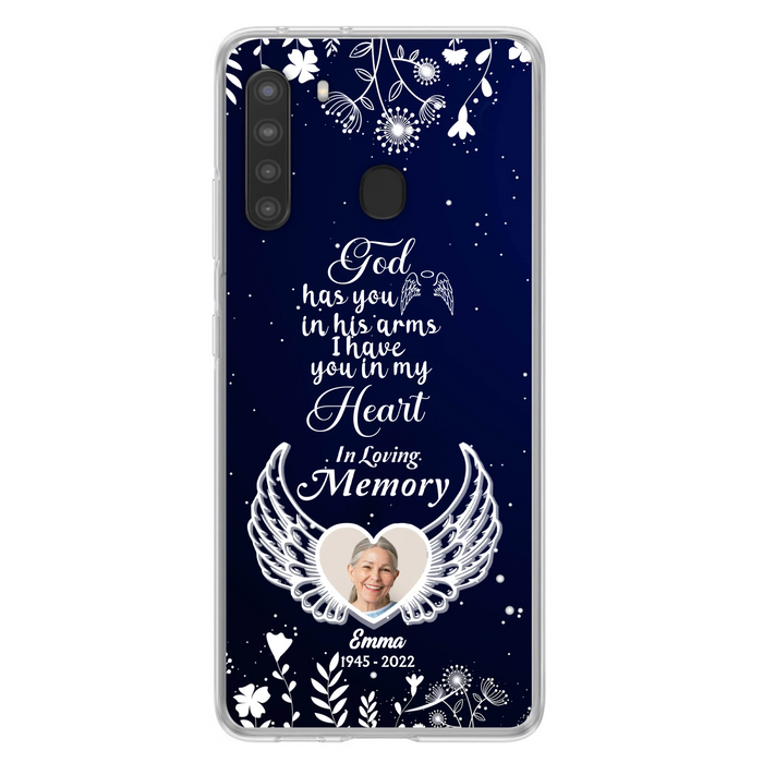 Personalized Memorial Phone Case - Memorial Gift Idea For Family - I Have You In My Heart - Case For iPhone/Samsung