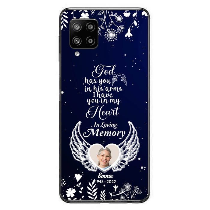Personalized Memorial Phone Case - Memorial Gift Idea For Family - I Have You In My Heart - Case For iPhone/Samsung