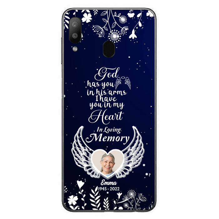 Personalized Memorial Phone Case - Memorial Gift Idea For Family - I Have You In My Heart - Case For iPhone/Samsung