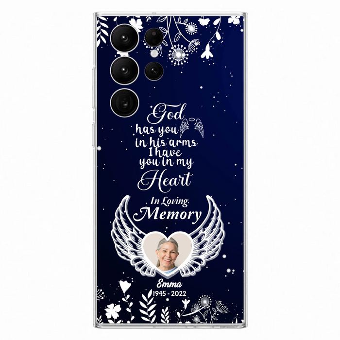 Personalized Memorial Phone Case - Memorial Gift Idea For Family - I Have You In My Heart - Case For iPhone/Samsung