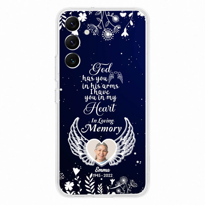 Personalized Memorial Phone Case - Memorial Gift Idea For Family - I Have You In My Heart - Case For iPhone/Samsung