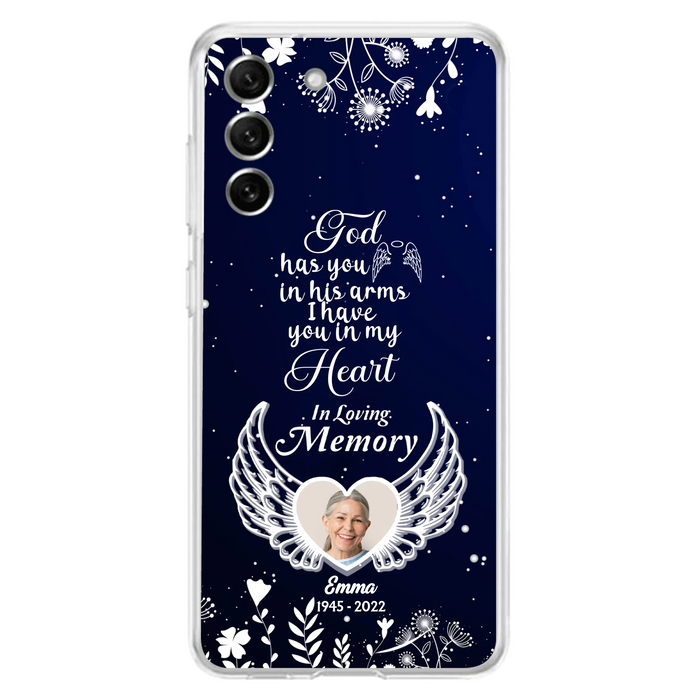 Personalized Memorial Phone Case - Memorial Gift Idea For Family - I Have You In My Heart - Case For iPhone/Samsung