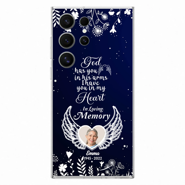 Personalized Memorial Phone Case - Memorial Gift Idea For Family - I Have You In My Heart - Case For iPhone/Samsung