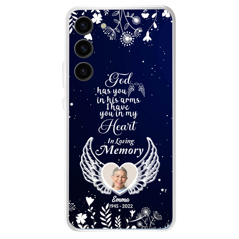 Personalized Memorial Phone Case - Memorial Gift Idea For Family - I Have You In My Heart - Case For iPhone/Samsung