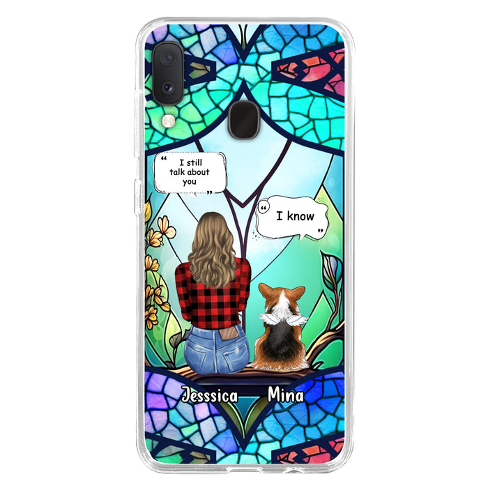 Custom Personalized Memorial Pet Phone Case - Memorial Gift Idea For Dog/ Cat/ Rabbits Owners - Up to 3 Dogs/ Cats/ Rabbits - Case For iPhone And Samsung