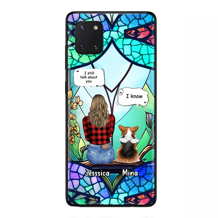 Custom Personalized Memorial Pet Phone Case - Memorial Gift Idea For Dog/ Cat/ Rabbits Owners - Up to 3 Dogs/ Cats/ Rabbits - Case For iPhone And Samsung