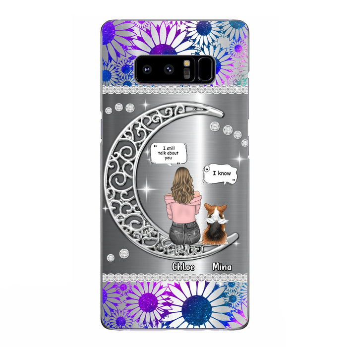 Custom Personalized To The Moon & Back Pet Phone Case - Memorial Gift Idea For Dog/ Cat/ Rabbits Owners - Up to 4 Dogs/ Cats/ Rabbits - Case For iPhone And Samsung