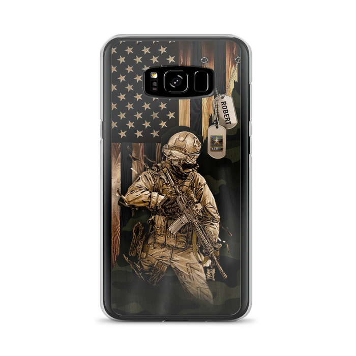 Custom Personalized Veteran iPhone/ Samsung Phone Case - Gift Idea For Veteran