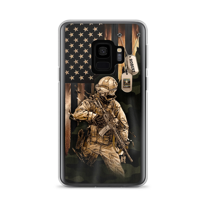 Custom Personalized Veteran iPhone/ Samsung Phone Case - Gift Idea For Veteran