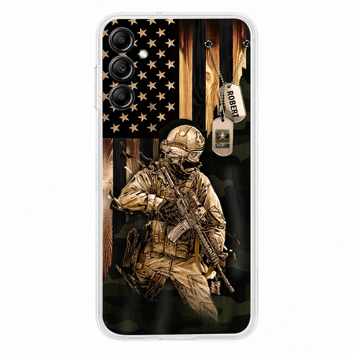 Custom Personalized Veteran iPhone/ Samsung Phone Case - Gift Idea For Veteran