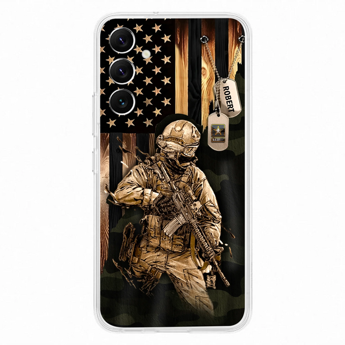 Custom Personalized Veteran iPhone/ Samsung Phone Case - Gift Idea For Veteran