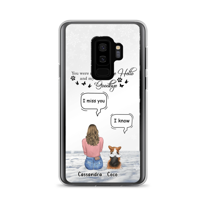 Personalized Pet Phone Case - Up to 4 Pets - Gift Idea For Couple/Dog/Cat Lover - You Were My Favorite Hello And My Hardest Goodbye - Case For iPhone/Samsung