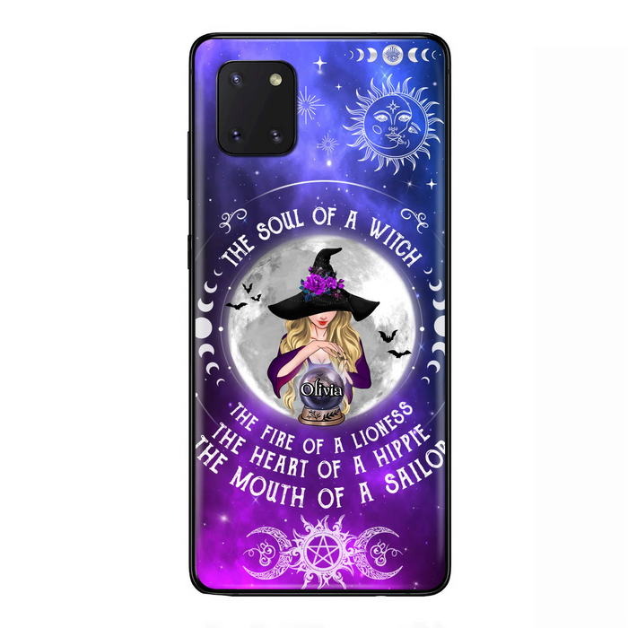 Personalized Witch Phone Case - Halloween Gift Idea For Witch Lovers - The Soul Of A Witch - Case For iPhone/Samsung