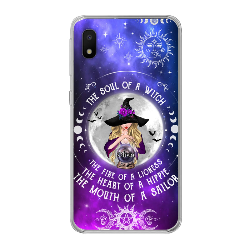 Personalized Witch Phone Case - Halloween Gift Idea For Witch Lovers - The Soul Of A Witch - Case For iPhone/Samsung