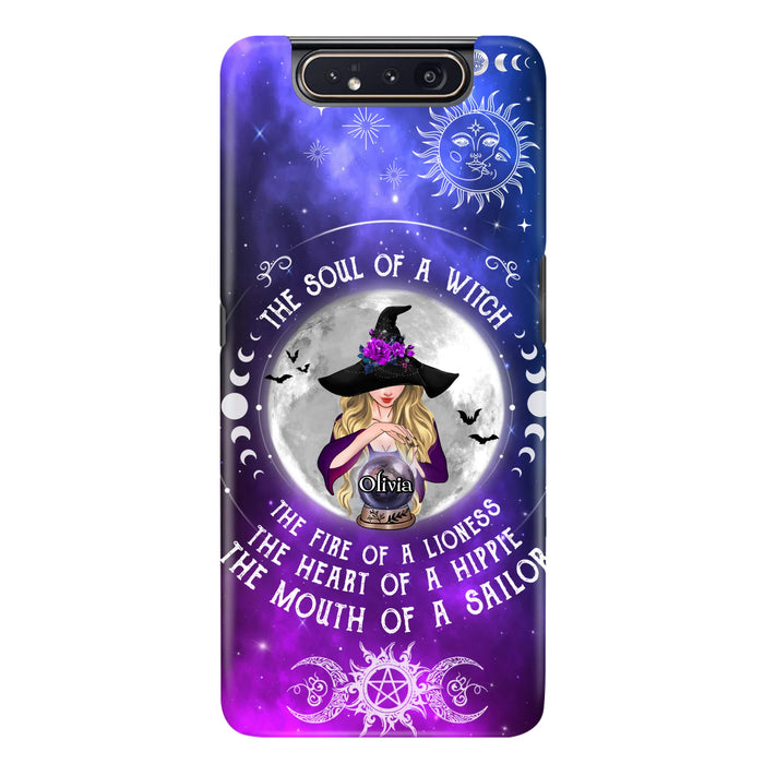 Personalized Witch Phone Case - Halloween Gift Idea For Witch Lovers - The Soul Of A Witch - Case For iPhone/Samsung