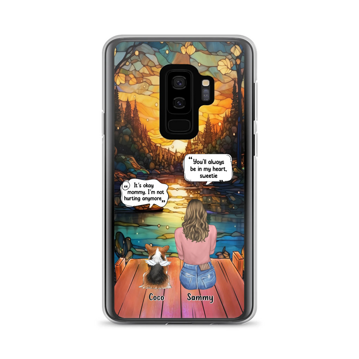 Personalized Memorial Pet Phone Case - Memorial Gift Idea For Dog/Cat/Rabbits Owners - You'll Always Be In My Heart, Sweetie - Case For iPhone/Samsung