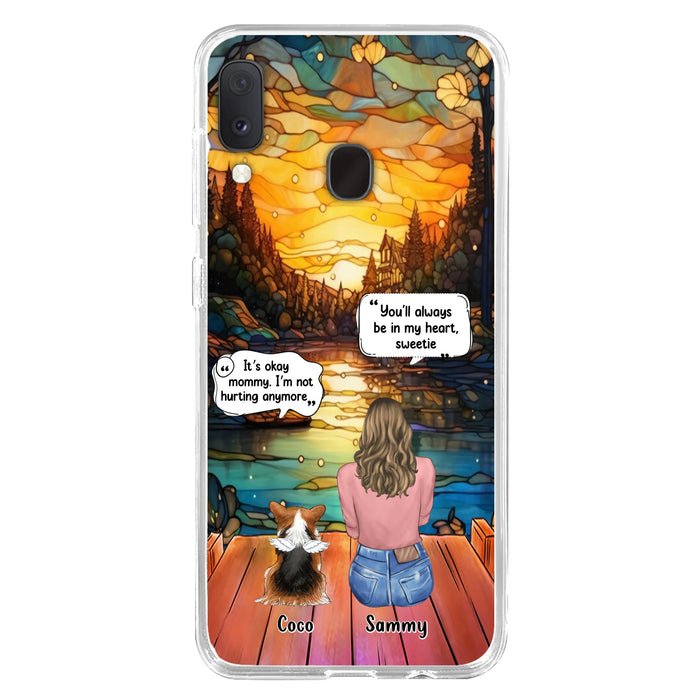 Personalized Memorial Pet Phone Case - Memorial Gift Idea For Dog/Cat/Rabbits Owners - You'll Always Be In My Heart, Sweetie - Case For iPhone/Samsung