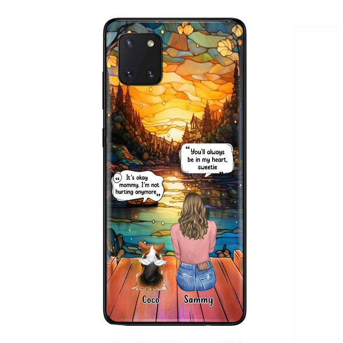Personalized Memorial Pet Phone Case - Memorial Gift Idea For Dog/Cat/Rabbits Owners - You'll Always Be In My Heart, Sweetie - Case For iPhone/Samsung