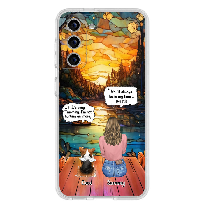 Personalized Memorial Pet Phone Case - Memorial Gift Idea For Dog/Cat/Rabbits Owners - You'll Always Be In My Heart, Sweetie - Case For iPhone/Samsung