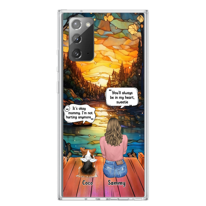 Personalized Memorial Pet Phone Case - Memorial Gift Idea For Dog/Cat/Rabbits Owners - You'll Always Be In My Heart, Sweetie - Case For iPhone/Samsung