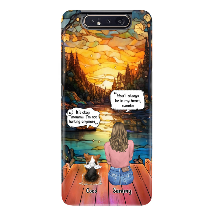 Personalized Memorial Pet Phone Case - Memorial Gift Idea For Dog/Cat/Rabbits Owners - You'll Always Be In My Heart, Sweetie - Case For iPhone/Samsung