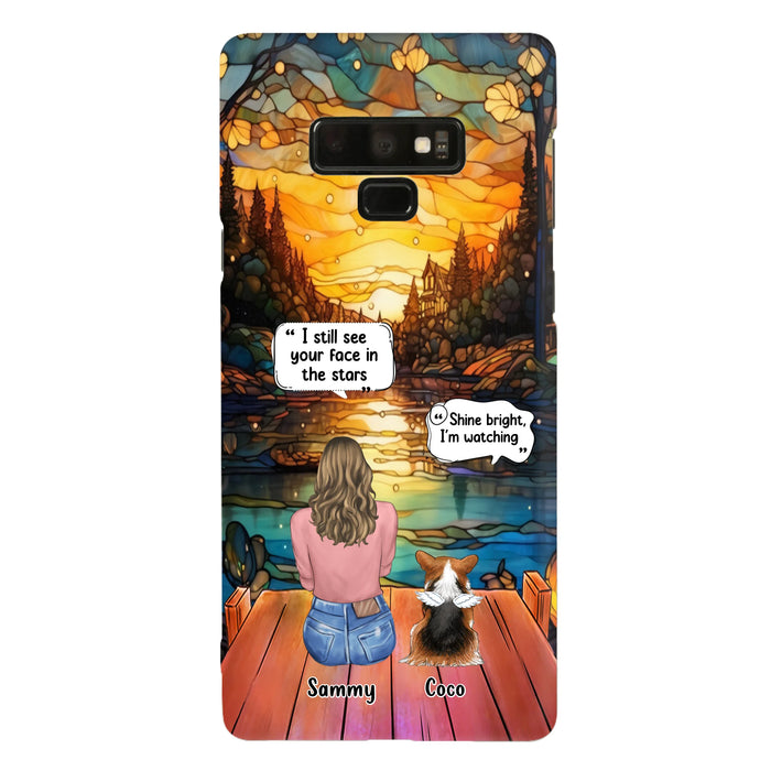 Personalized Memorial Pet Phone Case - Memorial Gift Idea For Dog/Cat/Rabbits Owners - I Still See Your Face In The Stars - Case For iPhone/Samsung