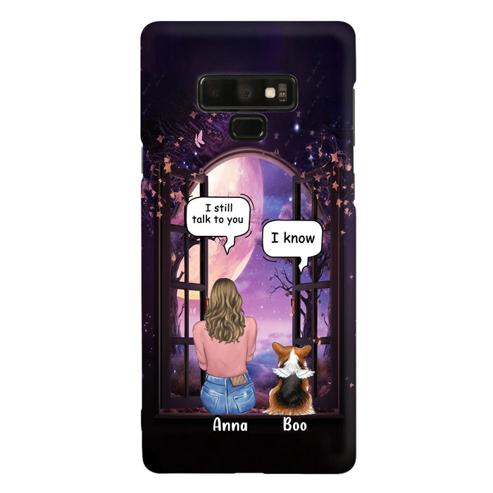 Custom Personalized Memorial Pet Phone Case - Upto 4 Dogs/Cats/Rabbits - Memorial Gift Idea for Dog/Cat/Rabbit Owners - Case For iPhone/Samsung