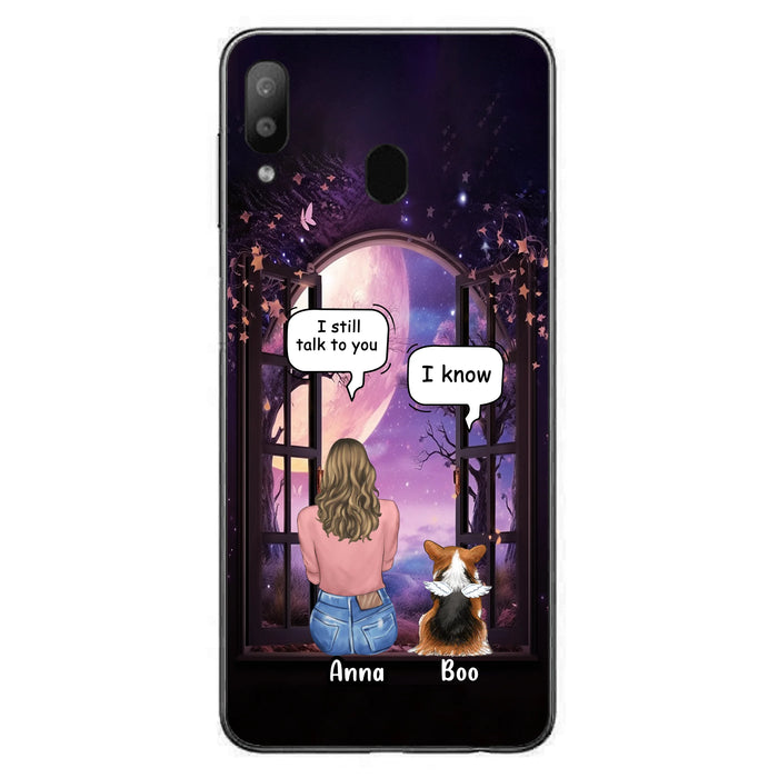 Custom Personalized Memorial Pet Phone Case - Upto 4 Dogs/Cats/Rabbits - Memorial Gift Idea for Dog/Cat/Rabbit Owners - Case For iPhone/Samsung