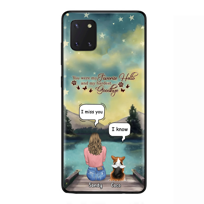 Custom Personalized Memorial Pet Phone Case - Memorial Gift Idea For Pet Lover - Up to 4 Pets - Gift Idea For Dog/Cat Lover - Your Wings Were Ready But Our Hearts Were Not - Case For iPhone And Samsung