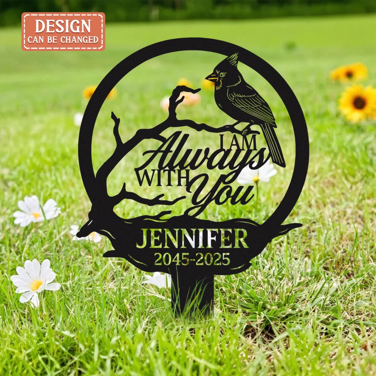 Custom Personalized Memorial Couple Wooden Sign - Memorial Gift Idea For Couple/ Christmas - When A Cardinal Appears In Your Yard It's A Visitor From Heaven
