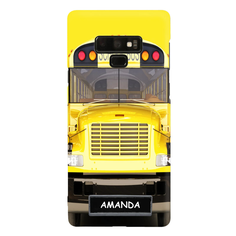 Custom Personalized School Bus Phone Case - Gift Idea For School Bus Lovers - Case For iPhone, Samsung and Xiaomi