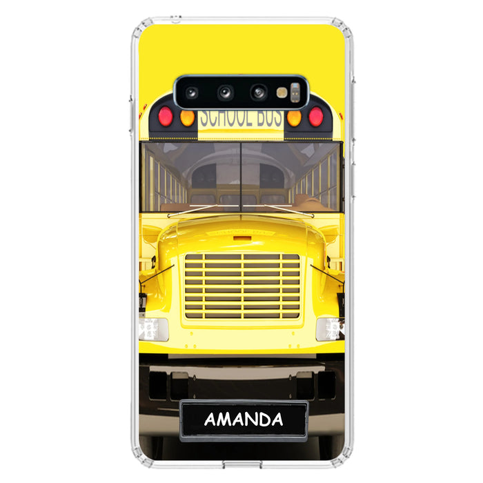 Custom Personalized School Bus Phone Case - Gift Idea For School Bus Lovers - Case For iPhone, Samsung and Xiaomi