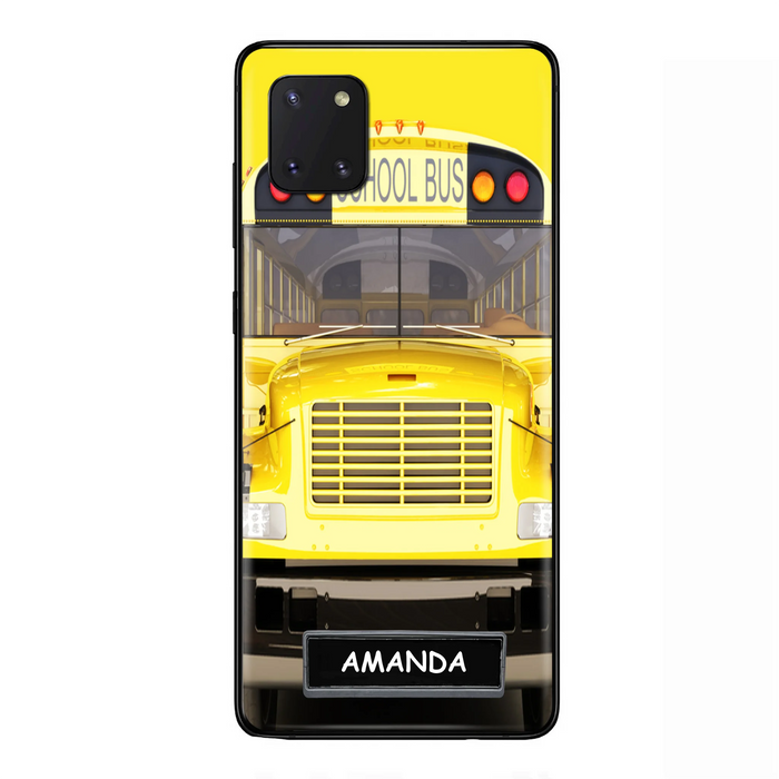 Custom Personalized School Bus Phone Case - Gift Idea For School Bus Lovers - Case For iPhone, Samsung and Xiaomi