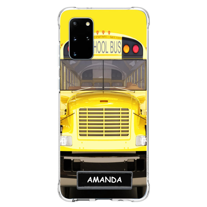 Custom Personalized School Bus Phone Case - Gift Idea For School Bus Lovers - Case For iPhone, Samsung and Xiaomi