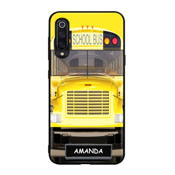Custom Personalized School Bus Phone Case - Gift Idea For School Bus Lovers - Case For iPhone, Samsung and Xiaomi