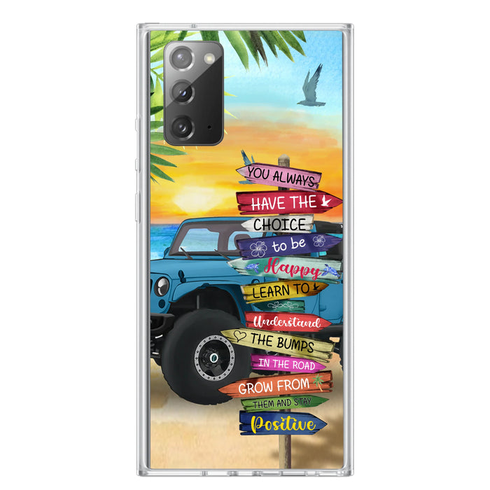 Custom Personalized Offroad SUVs Phone Case - Case For iPhone, Samsung and Xiaomi - You Always Have The Choice To Be Happy