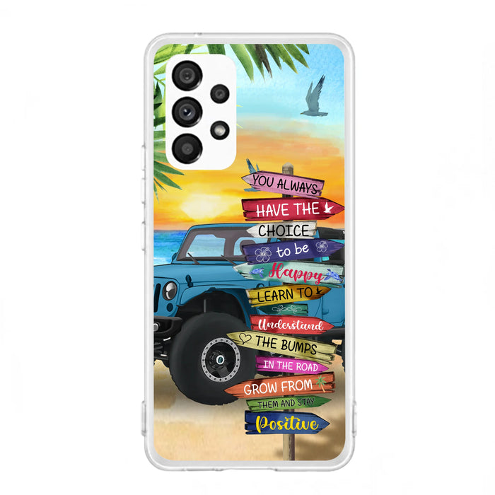 Custom Personalized Offroad SUVs Phone Case - Case For iPhone, Samsung and Xiaomi - You Always Have The Choice To Be Happy
